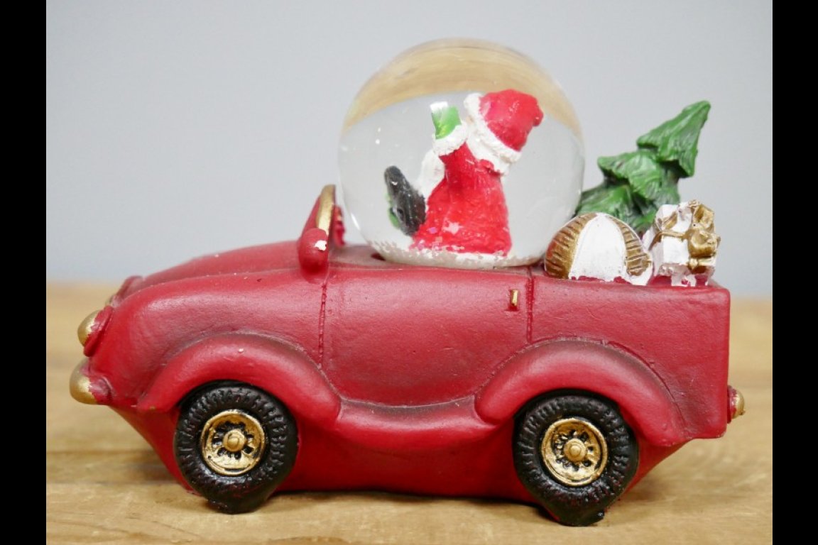 Santa Snow Globe