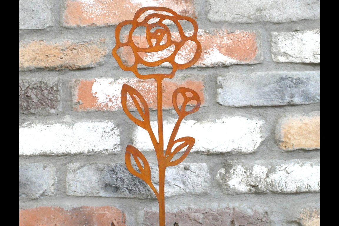 Rusty Flower Stake