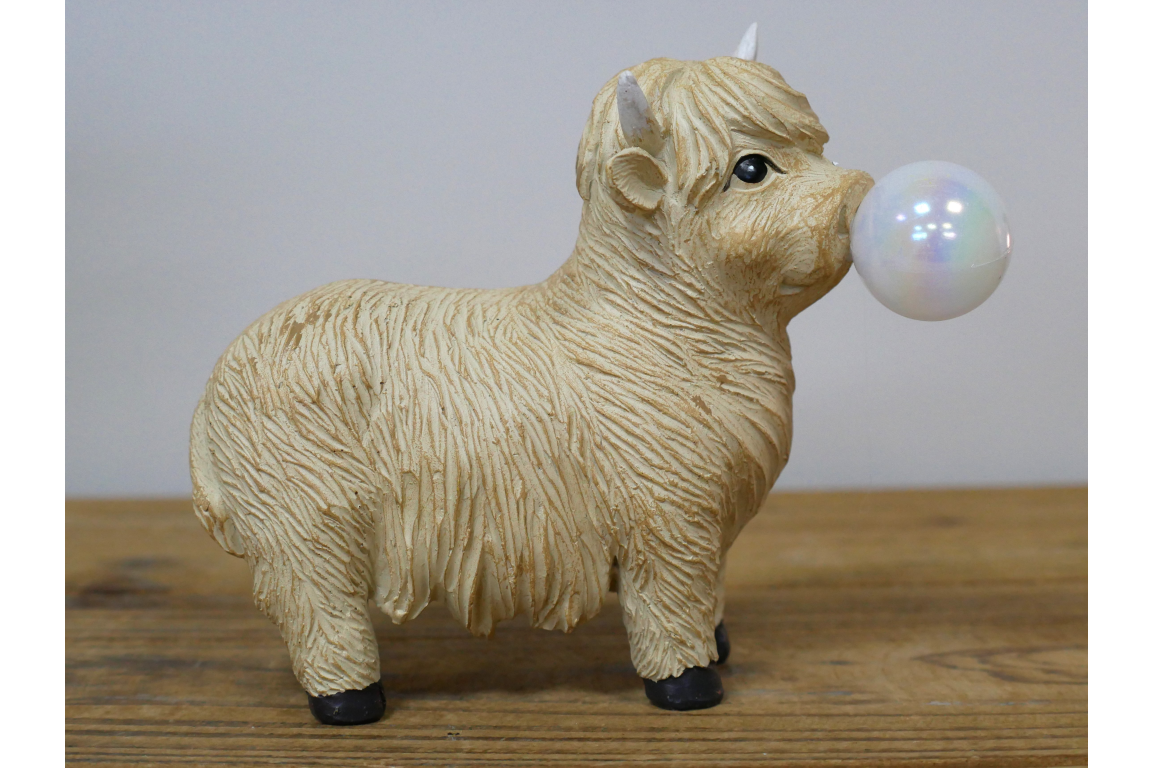 Cow Blowing Gum