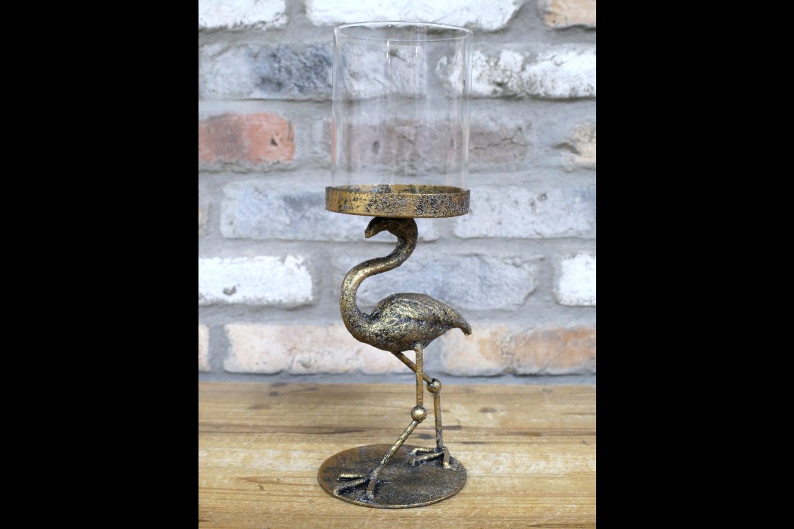 Flamingo Candle Holder