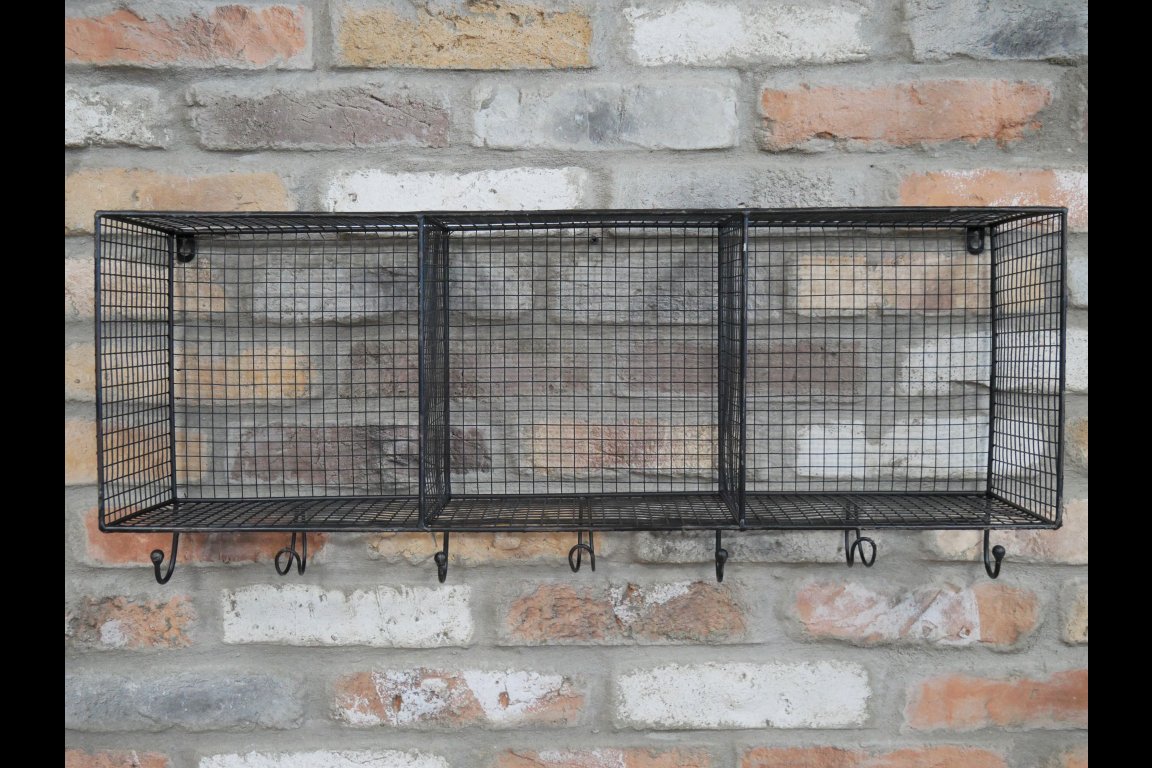 Shelf Unit With Hooks