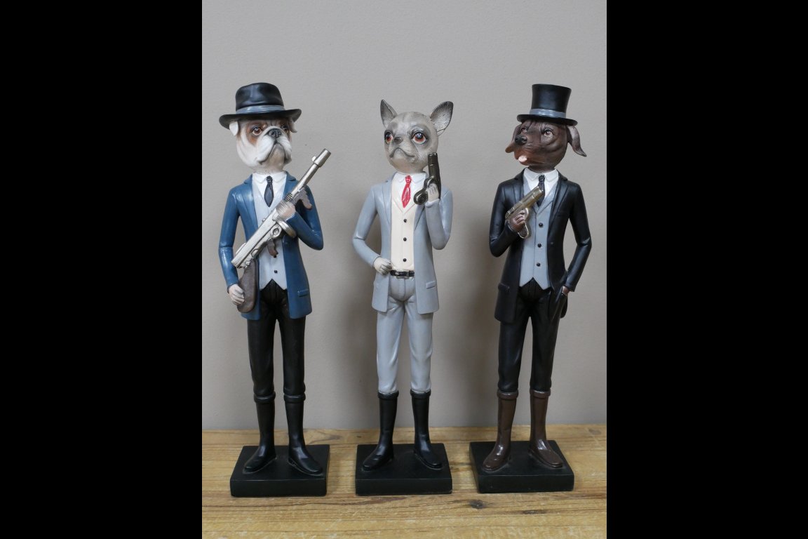 Set Of 3 K9 Agents