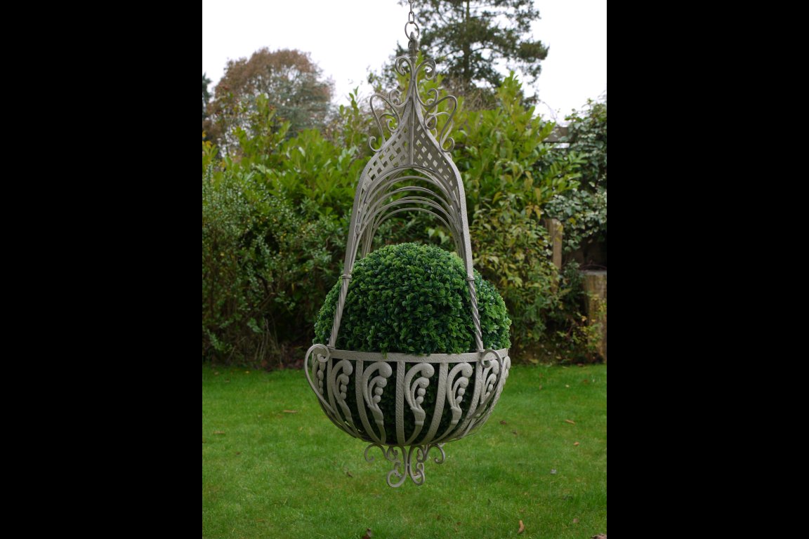 Large Hanging Basket (Cream)