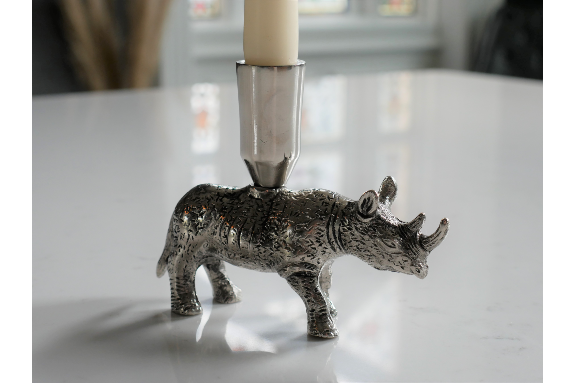Rhino Candle Holder
