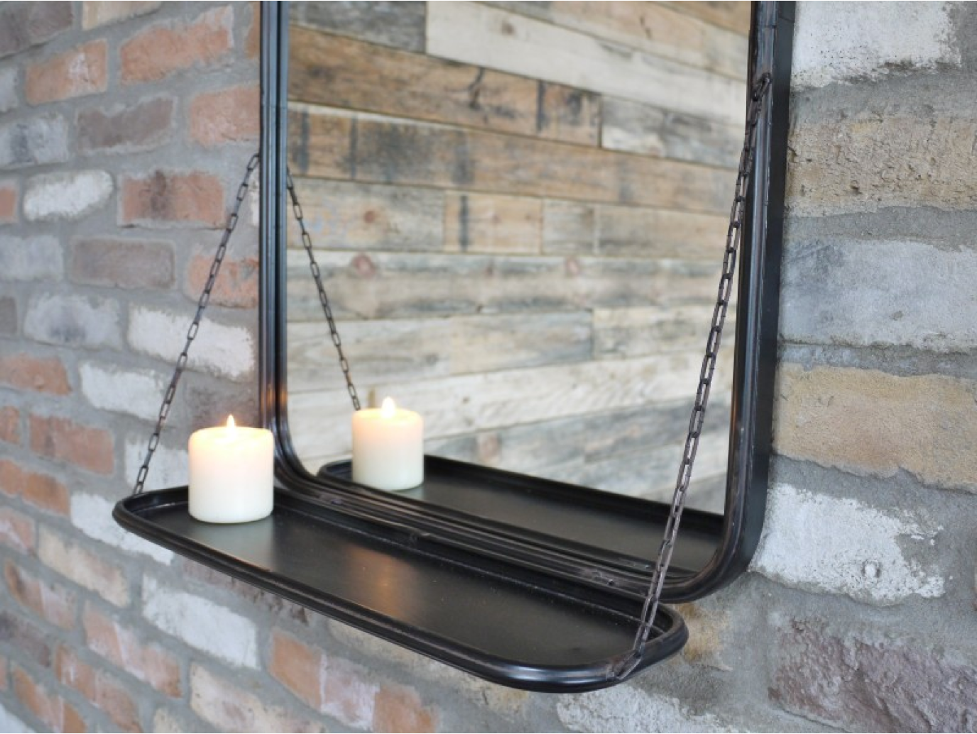 Mirror With Shelf