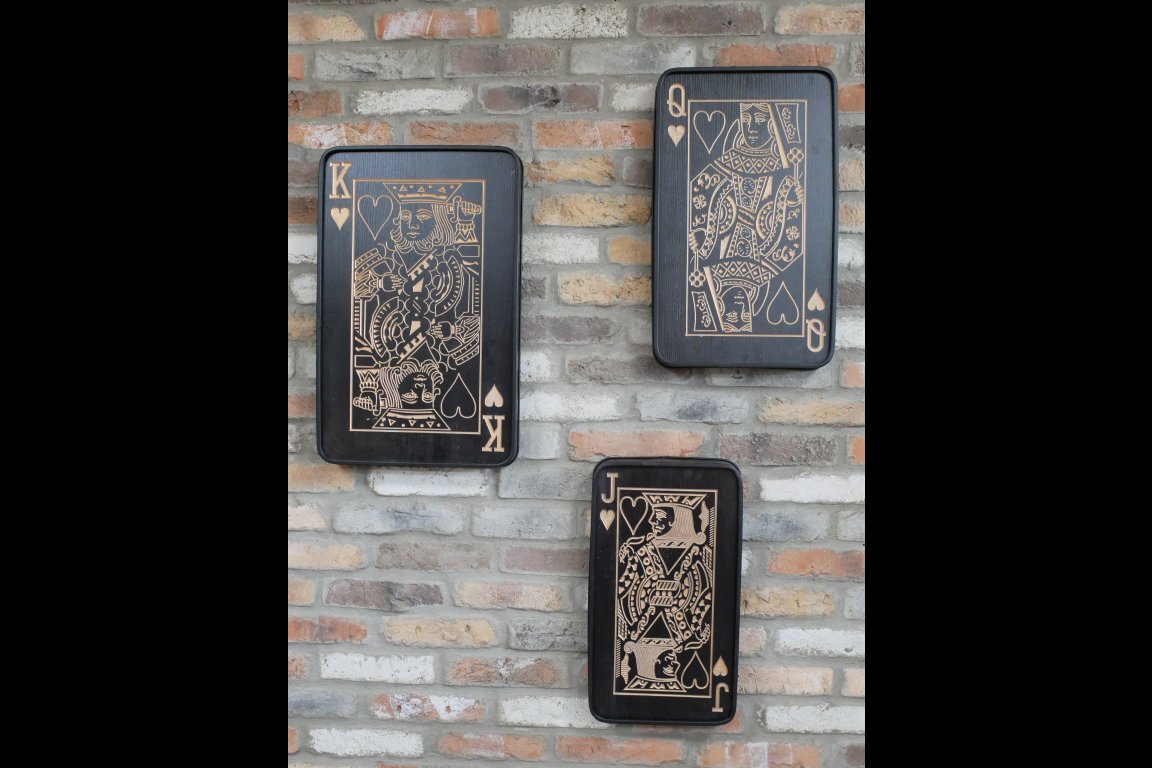 Set Of Three Playing Cards