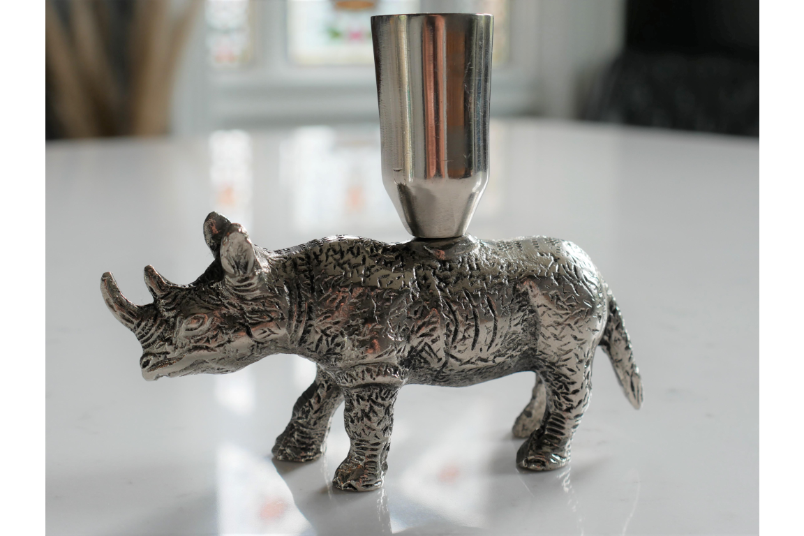 Rhino Candle Holder