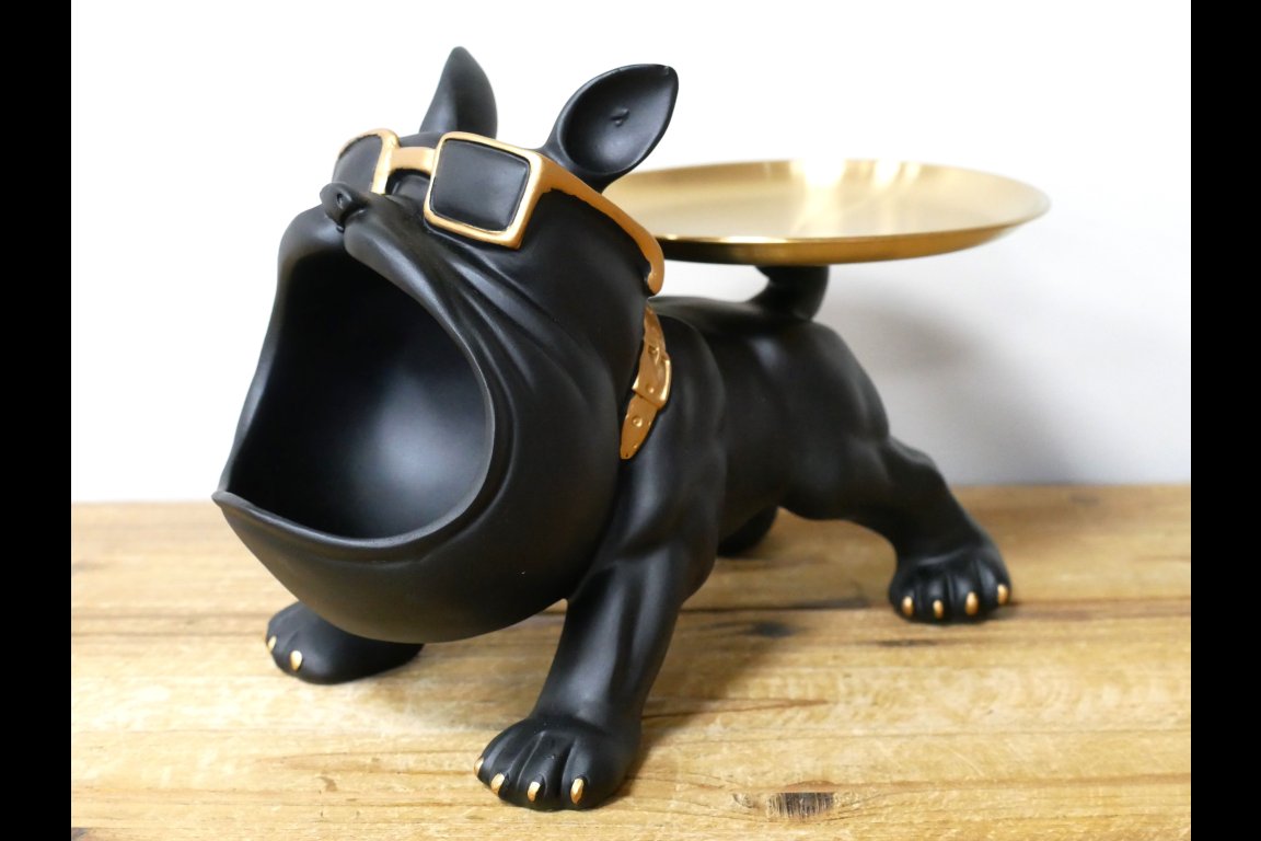 Big Mouth Dog With Tray