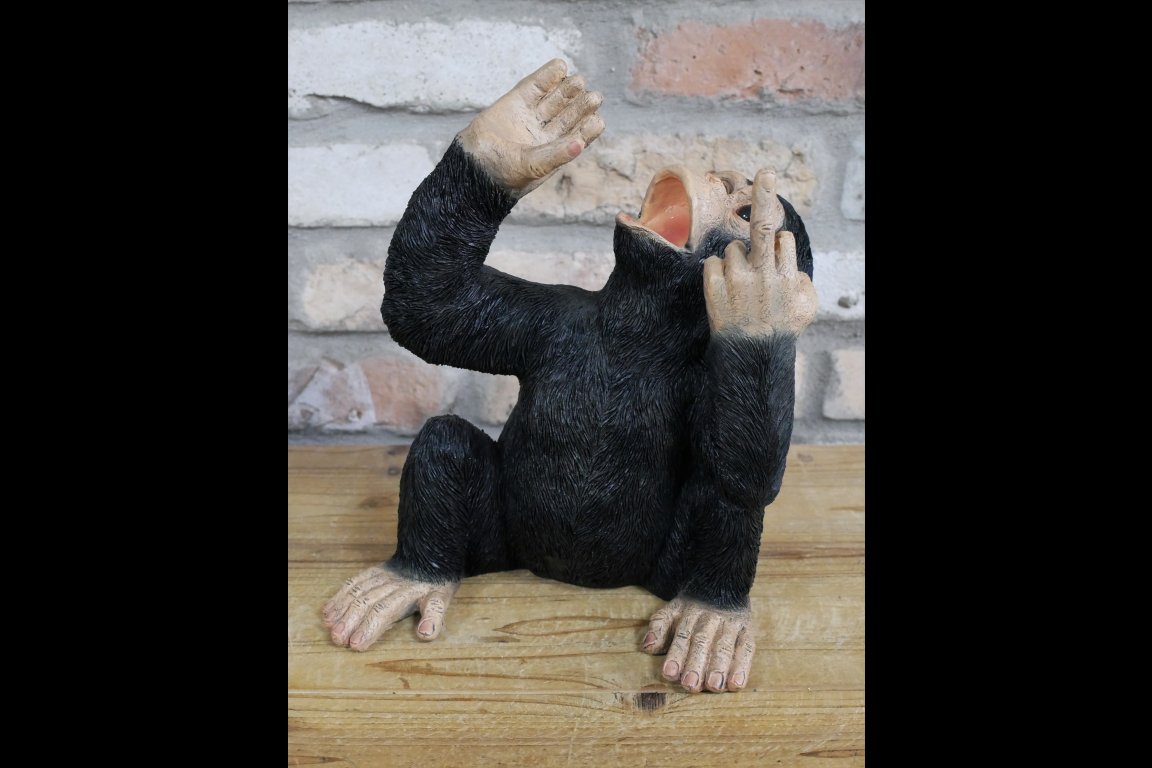 Up Yours Monkey Wine Holder