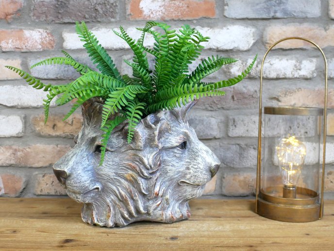 3 Lion Head Planter