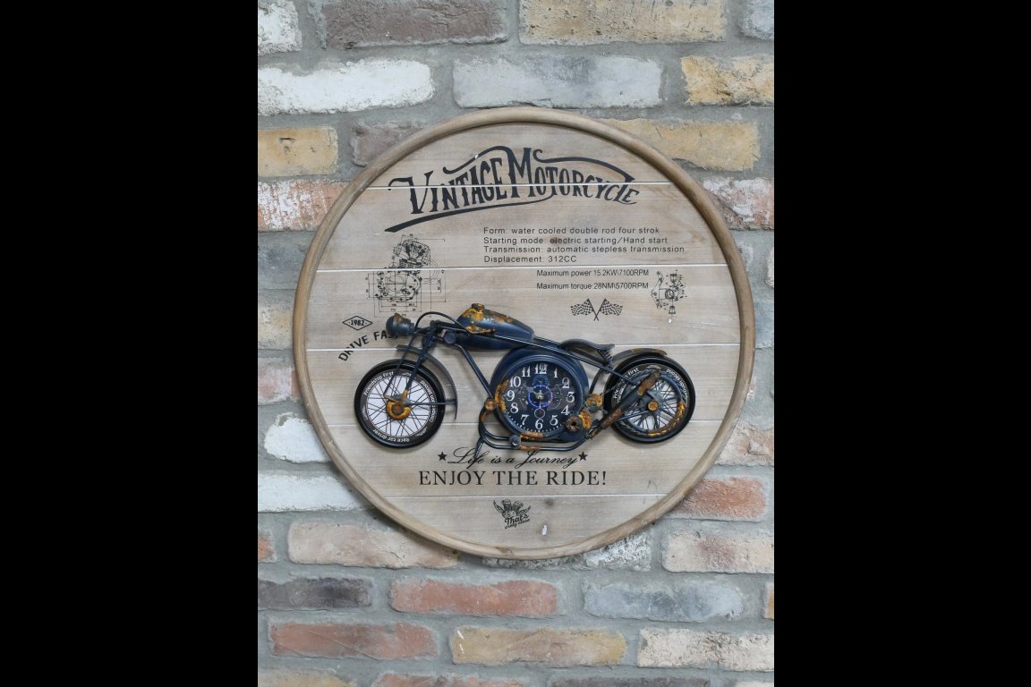 Motorbike Clock