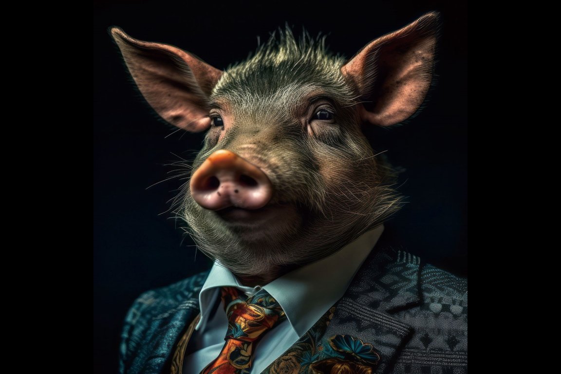 Pig Wall Art - Mini