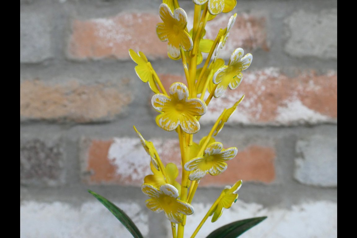 Metal Flower - Yellow
