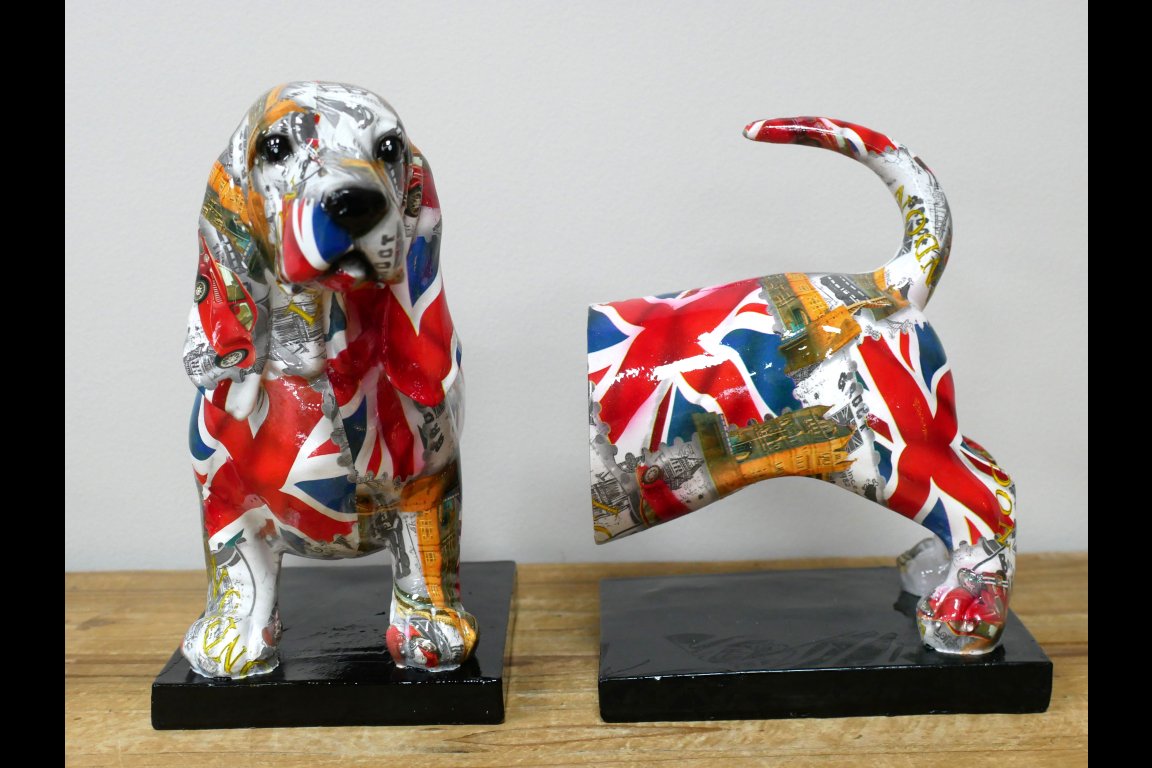 British Dog Bookends