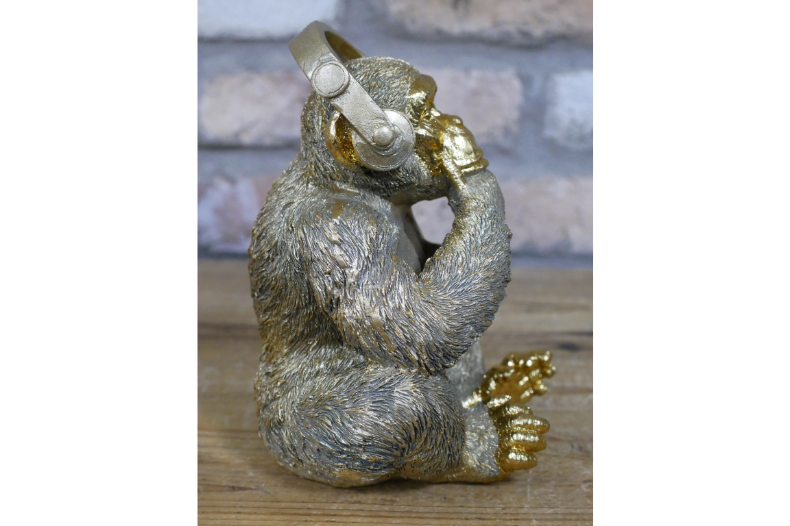 Monkey With Headphones