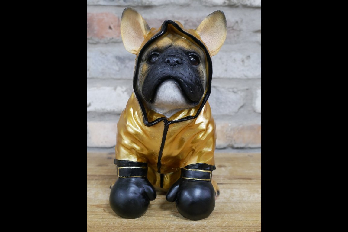 Boxing Dog - Gold