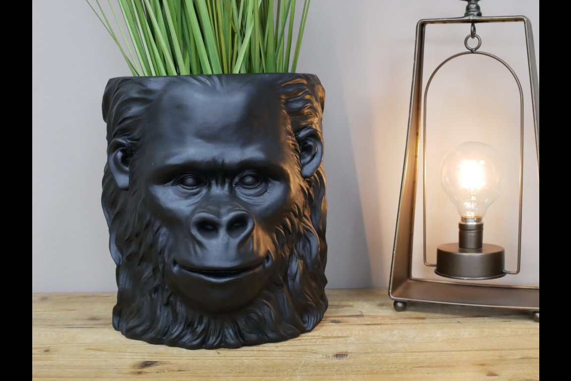 Gorilla Head Planter