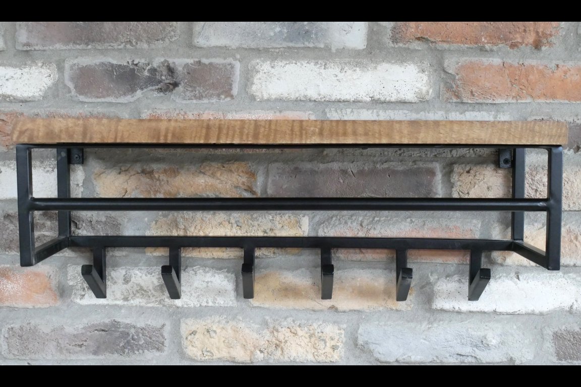 Shelf With Hooks