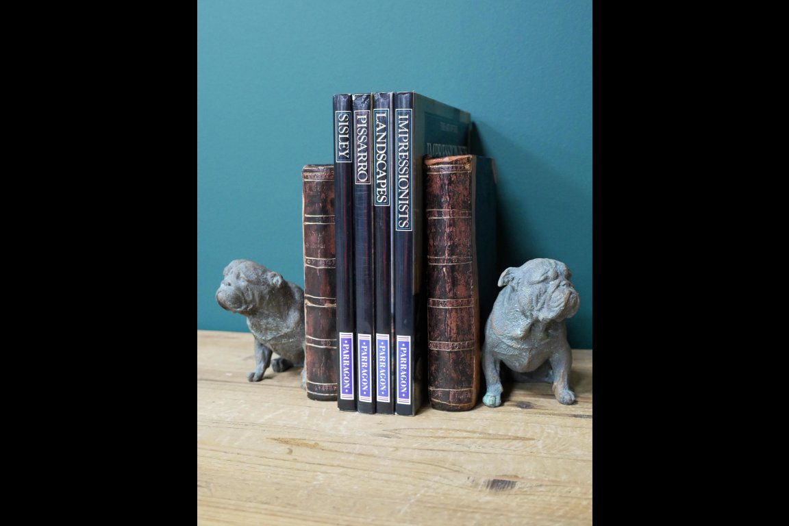 Bulldog Bookends