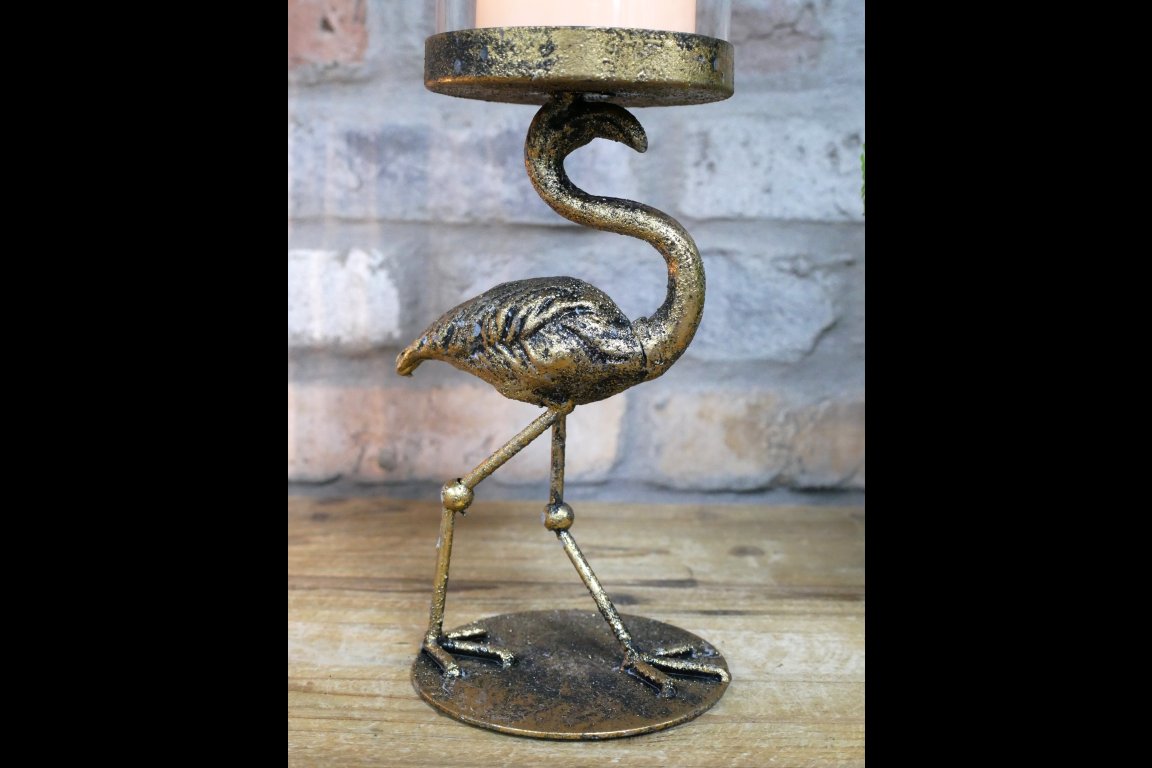 Flamingo Candle Holder