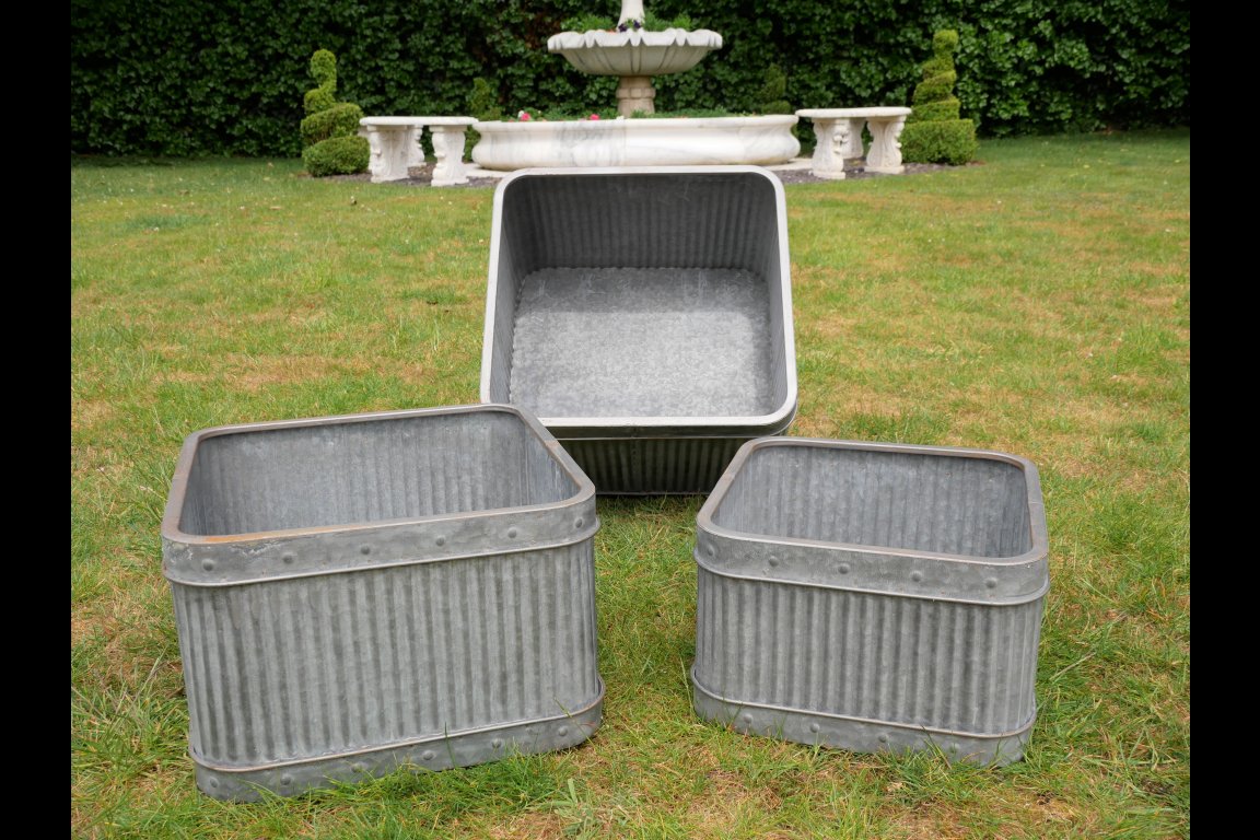 Set Of 3 Square Tubs