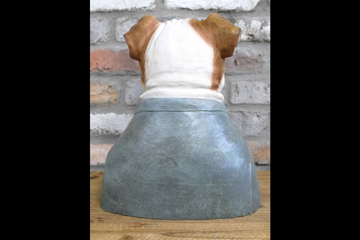 Large Bulldog Bust
