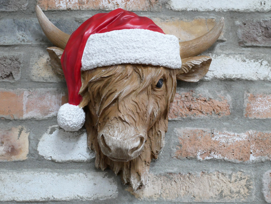 Christmas Cow Wall Decoration