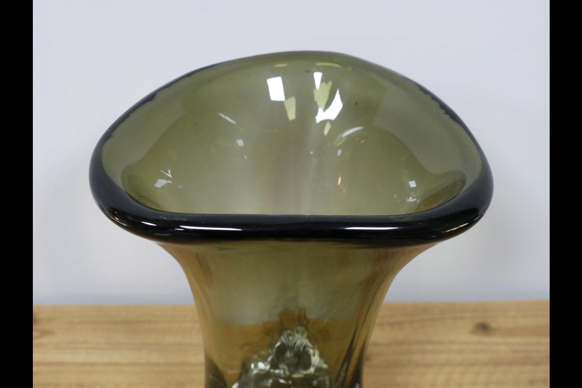 Green Glass Vase