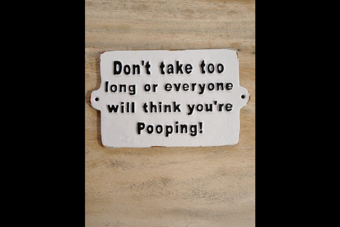 Sign (pooping)