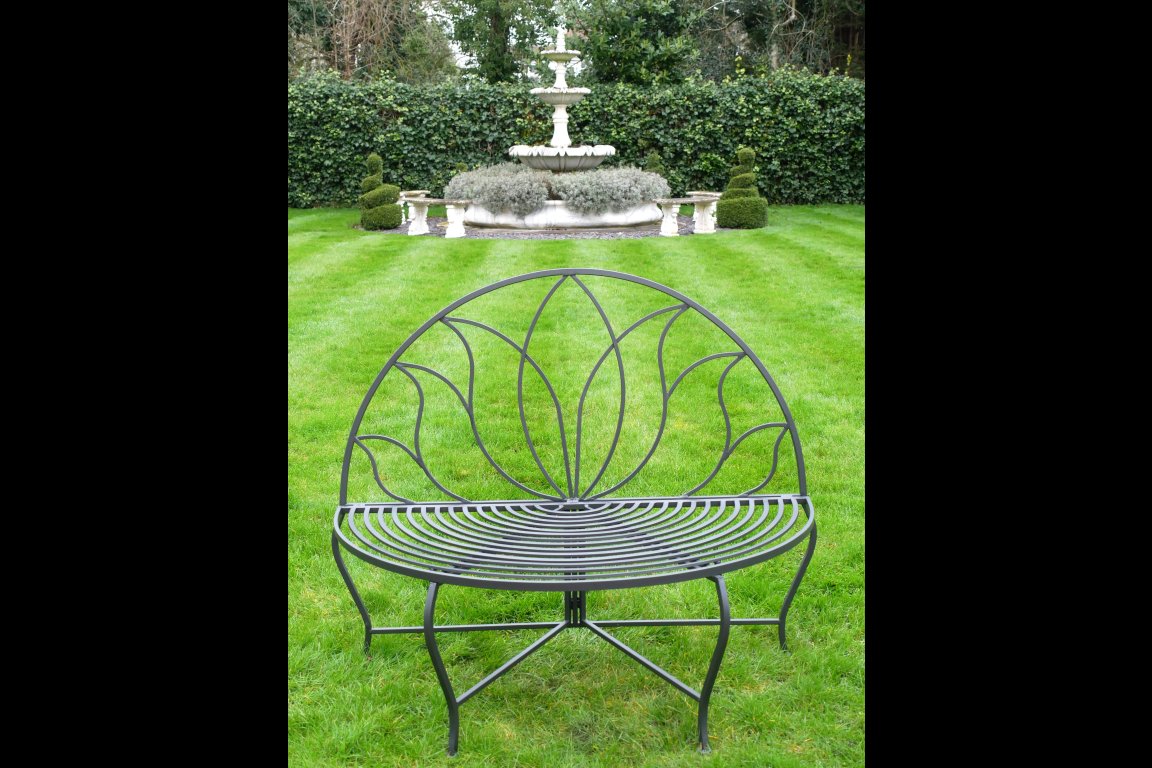 Levi Bench - Dark Grey