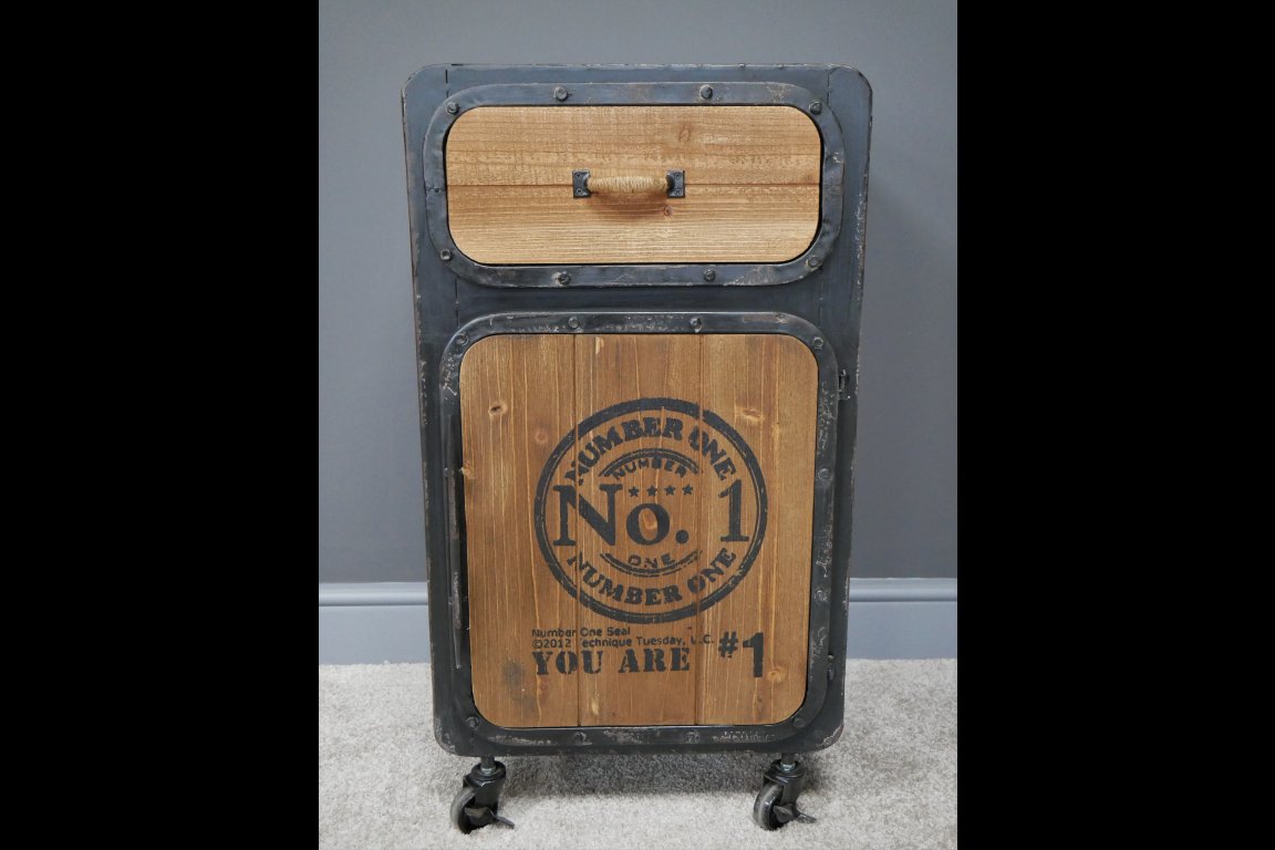 Industrial Bedside Cabinet