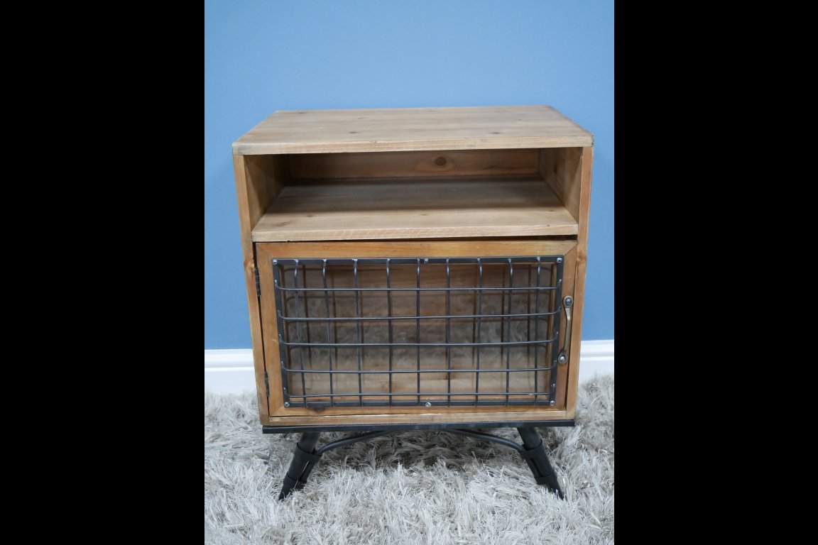 Industrial Bedside Cabinet