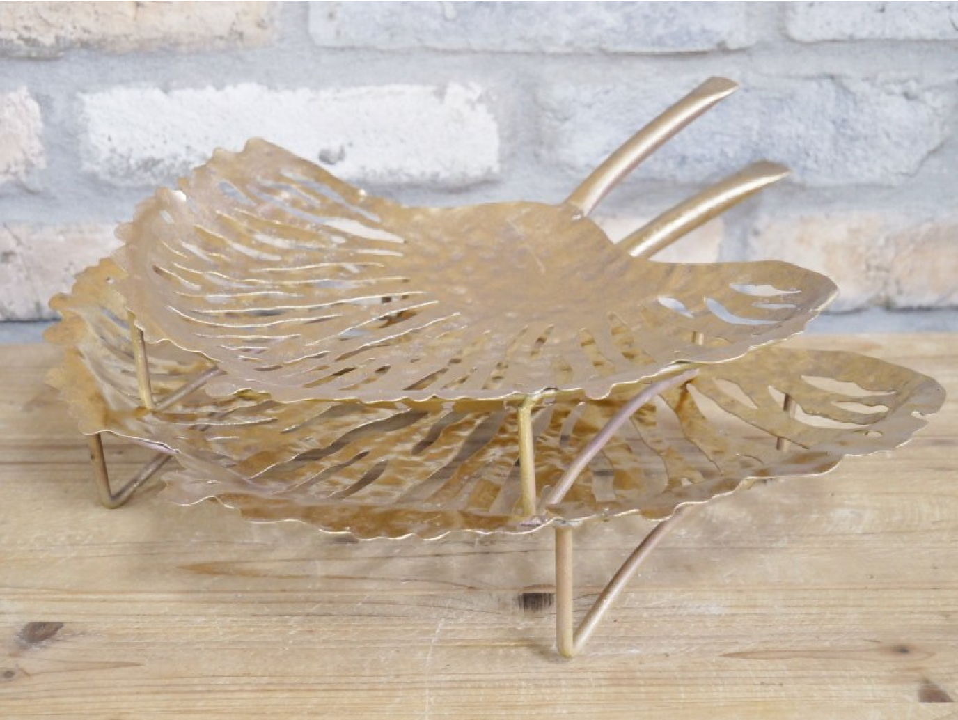 Set Of 2 Leaf Trays