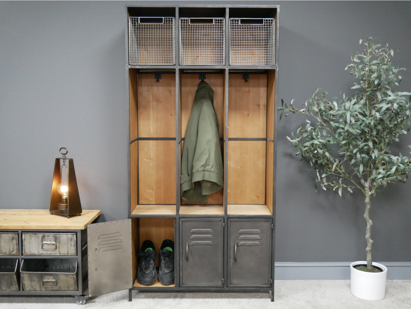 Industrial Hall Stand
