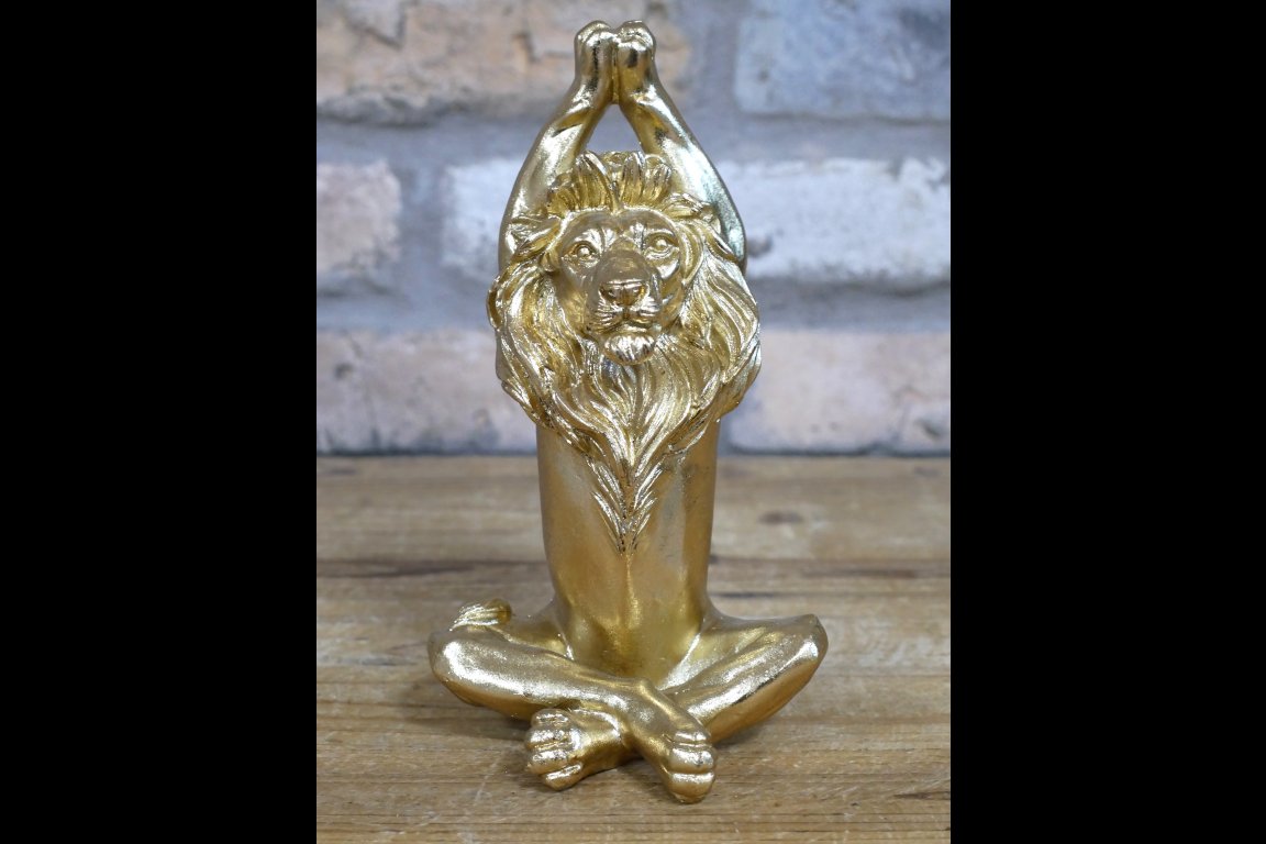 Set Of 3 Yoga Lions