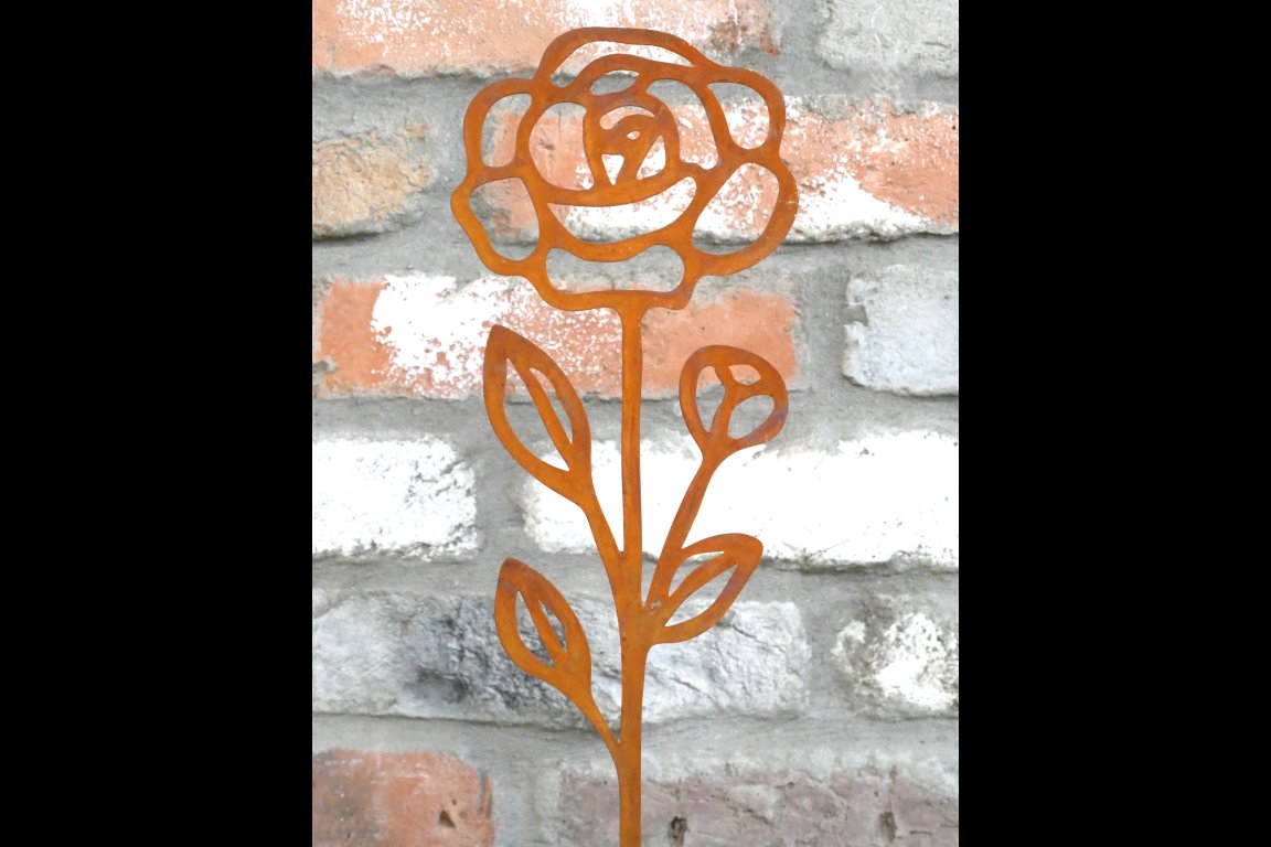 Rusty Flower Stake