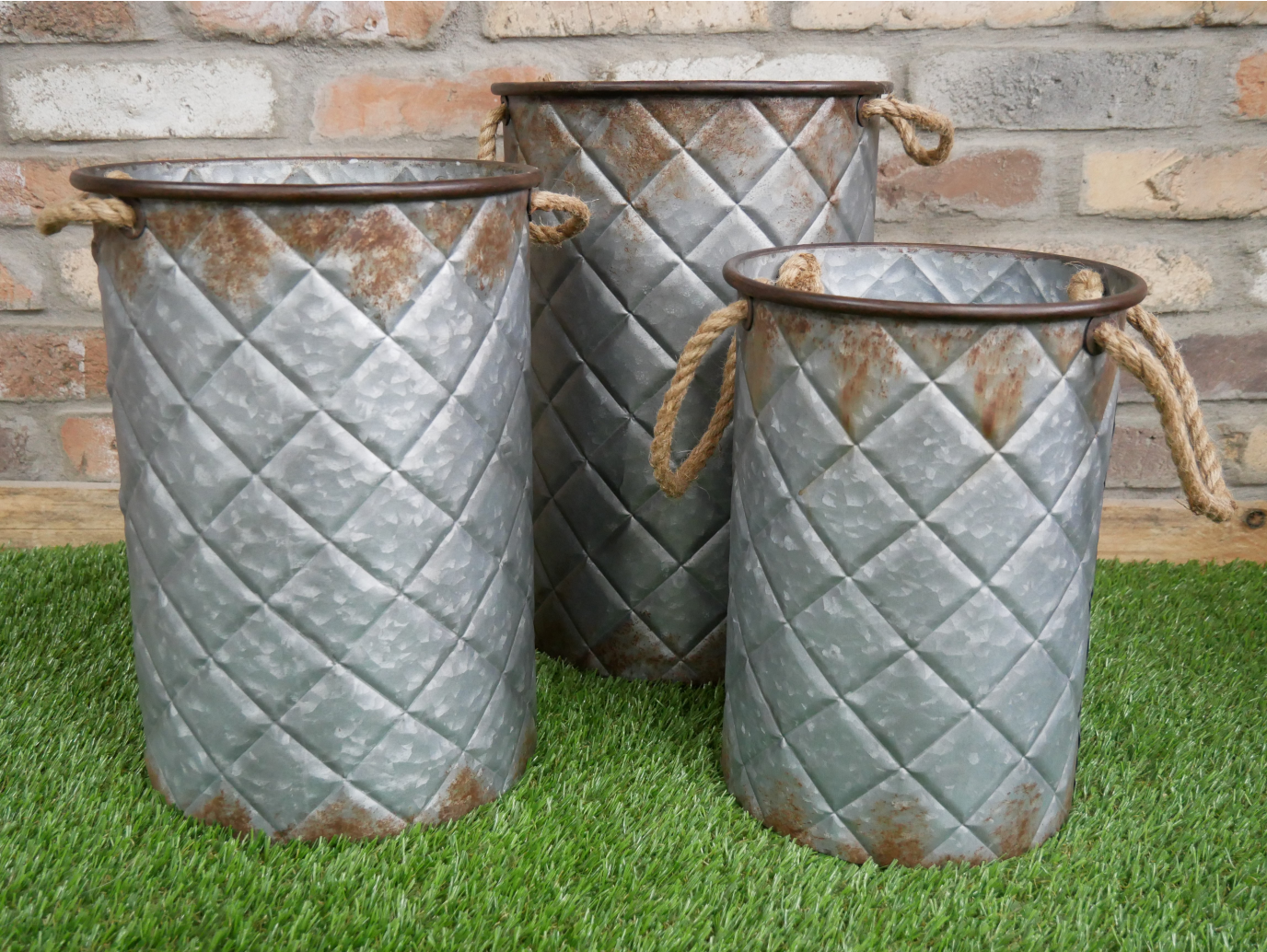 Set Of 3 Buckets