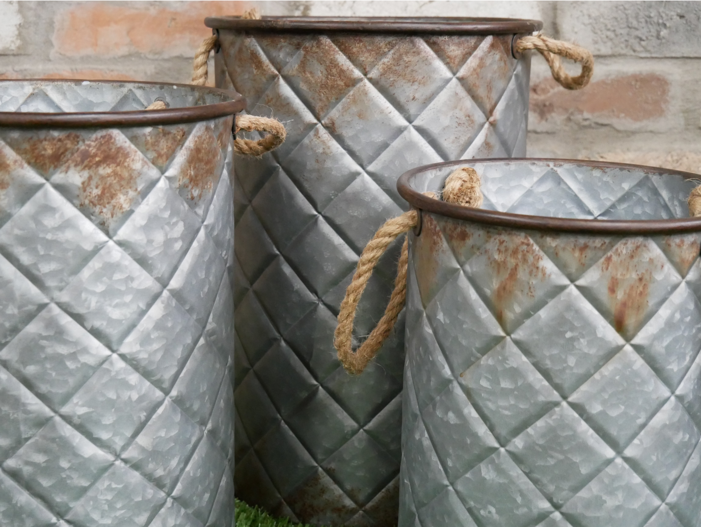 Set Of 3 Buckets