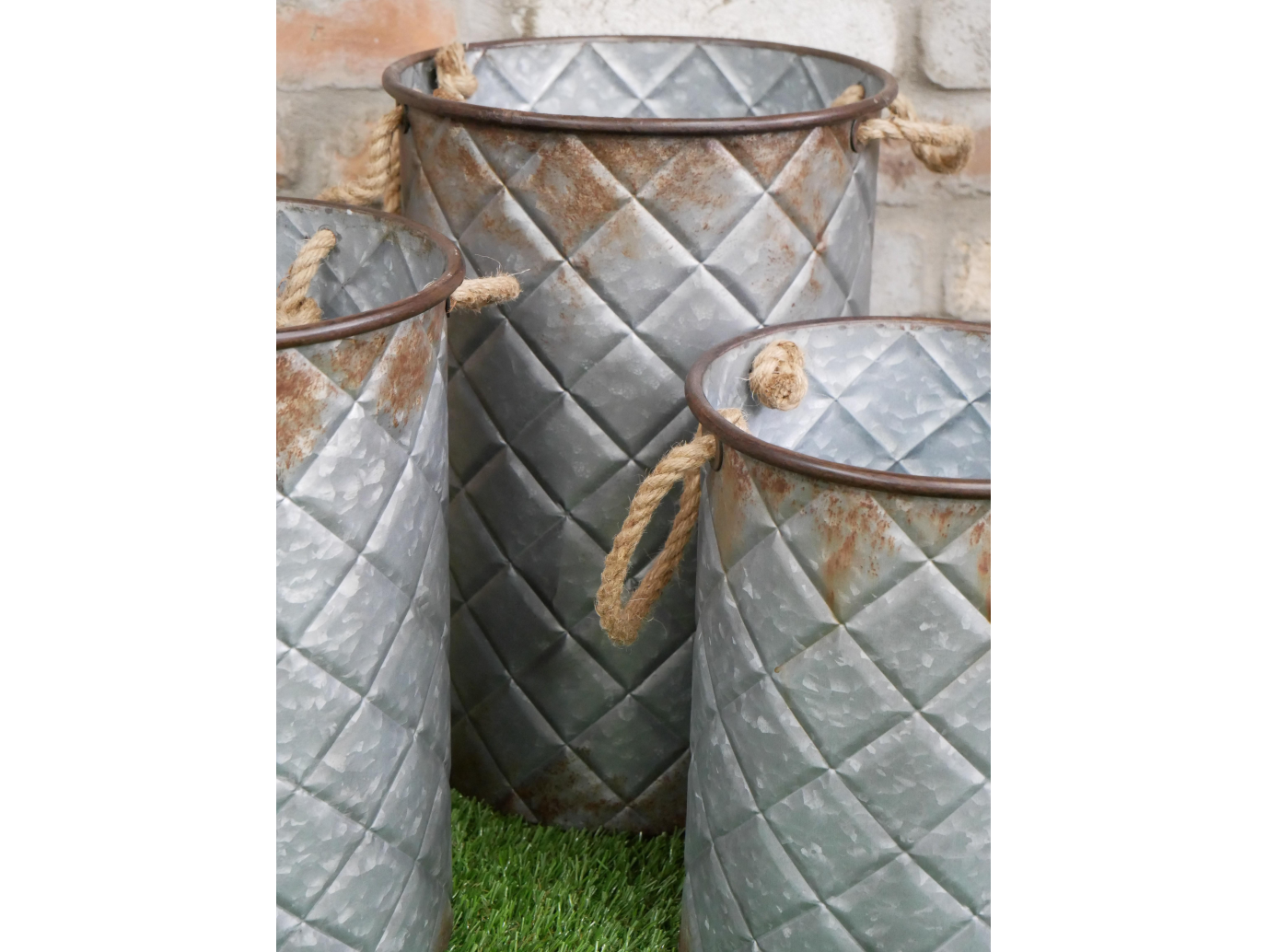 Set Of 3 Buckets
