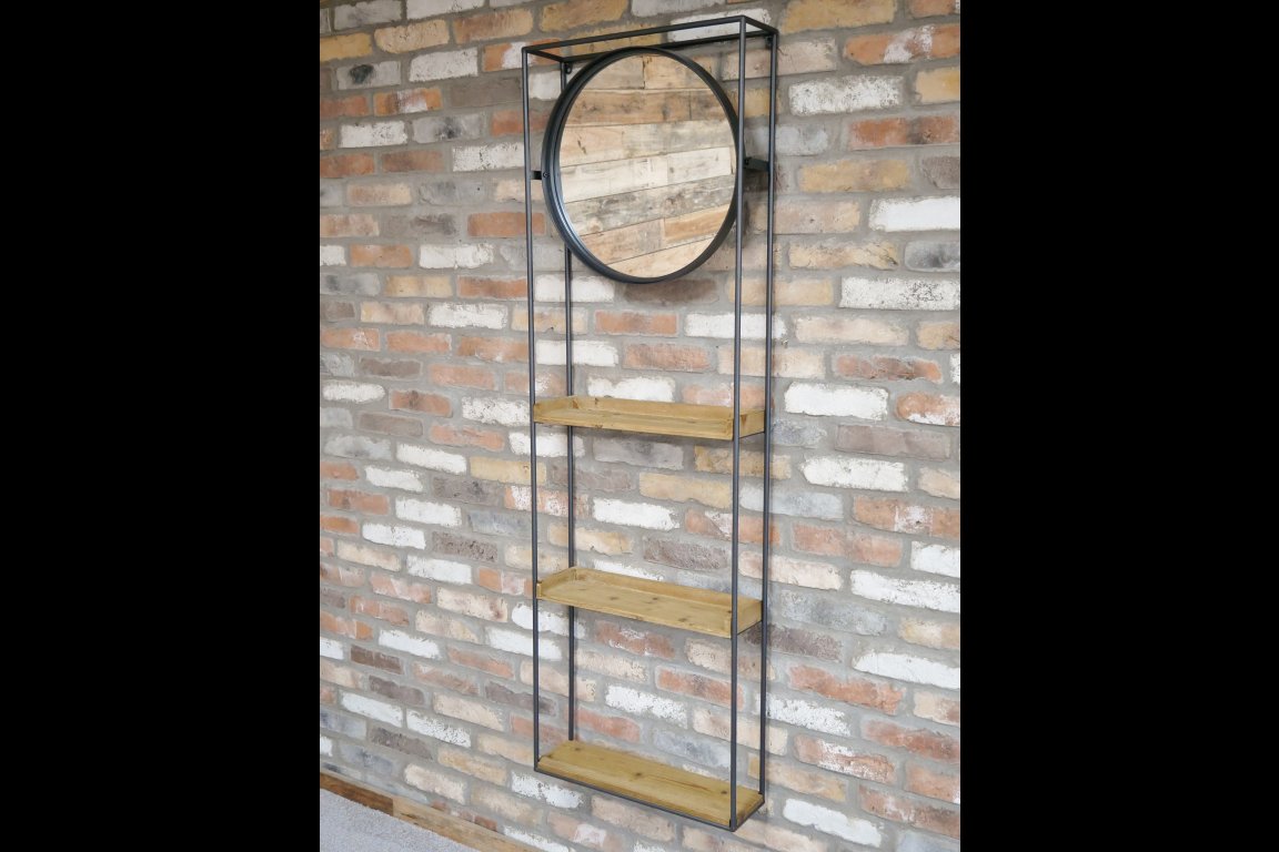 Industrial Wall Unit with mirror