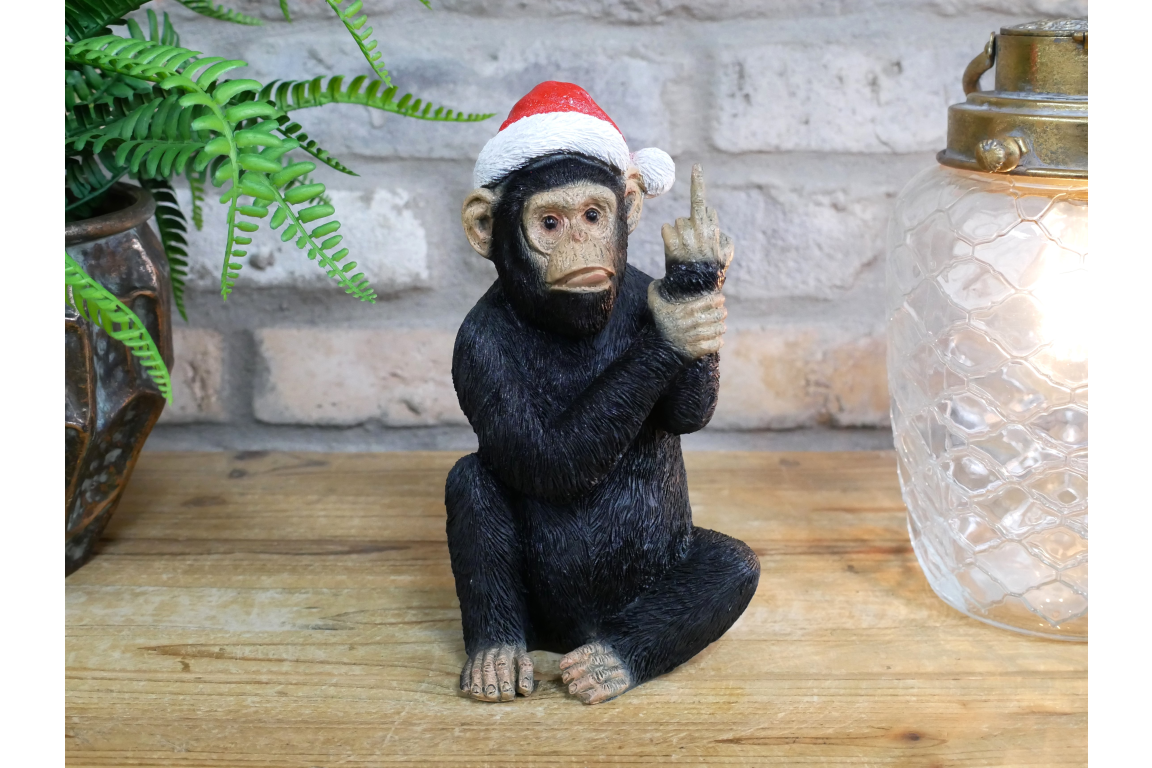 Up Yours Monkey Christmas - Medium