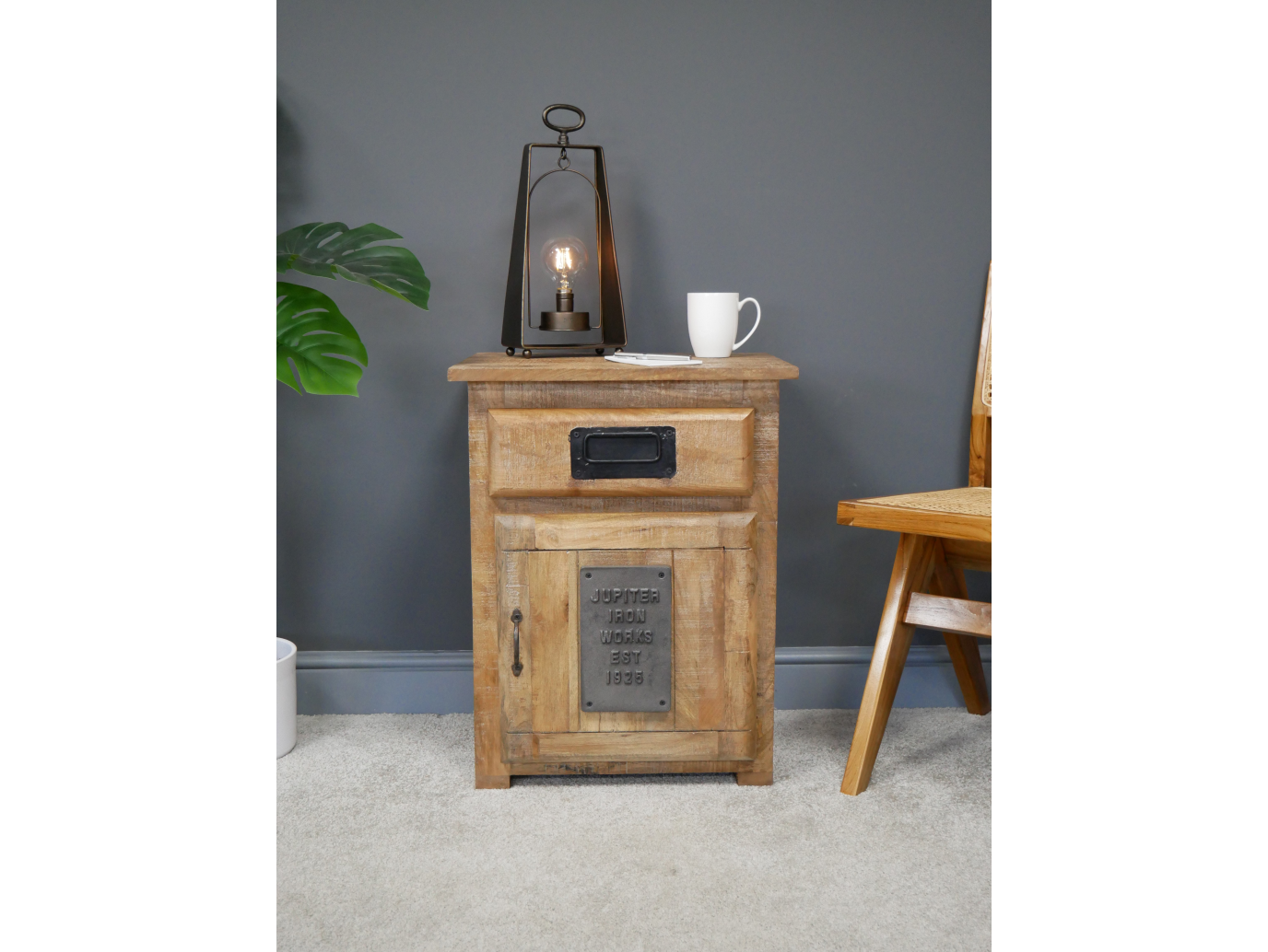 Industrial Bedside Cabinet
