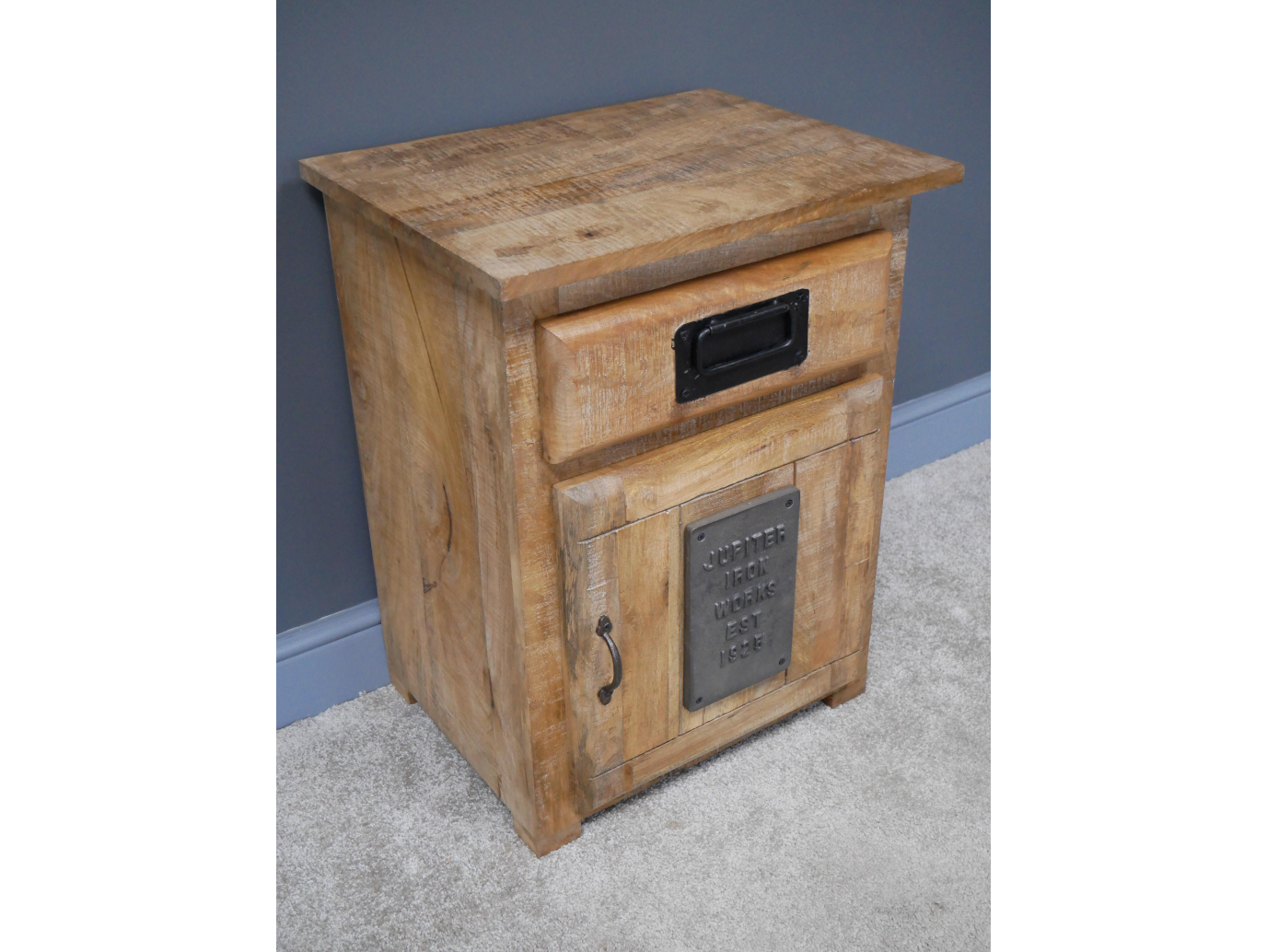 Industrial Bedside Cabinet