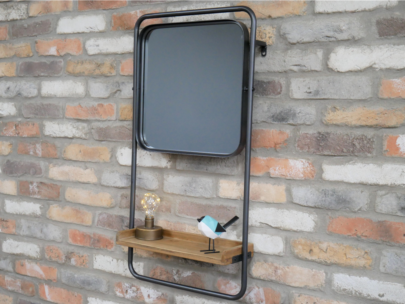 Mirror & Shelf