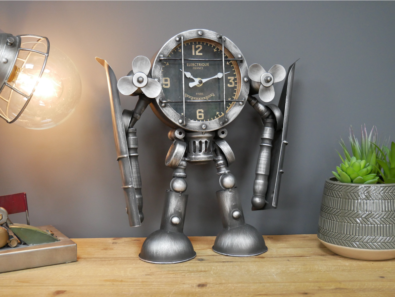 Robot Plane Clock