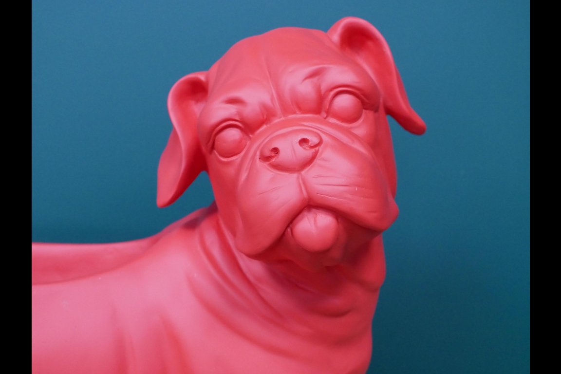 Red Dog Planter