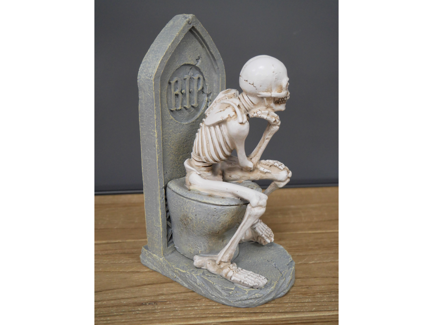 Skeleton On The Loo