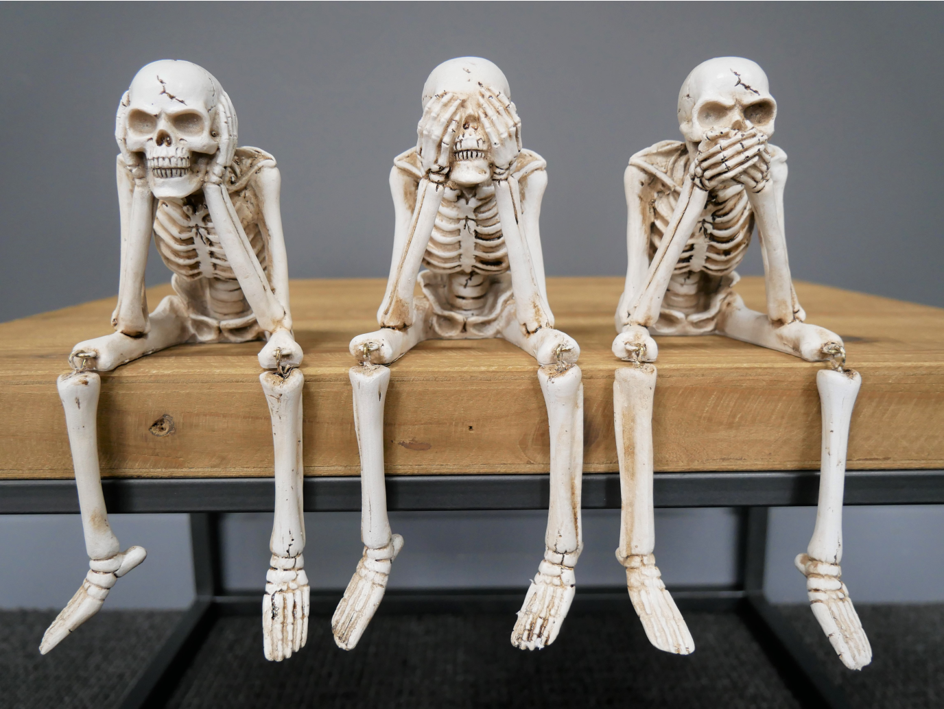Set Of 3 Skeletons