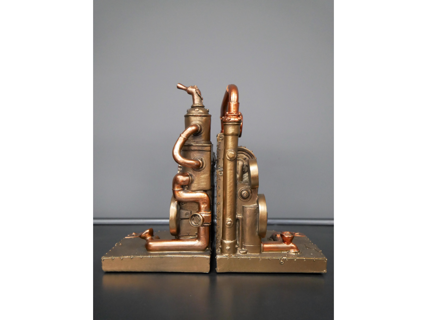 Steampunk Bookends