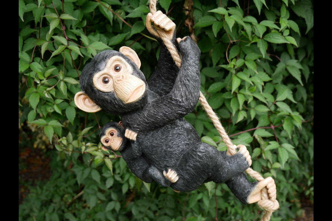 Hanging Monkey & Baby